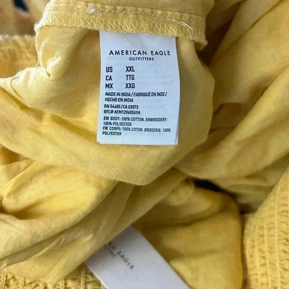 American Eagle Yellow Eyelet Skirt Sz. XXL NWT - Picture 7 of 8